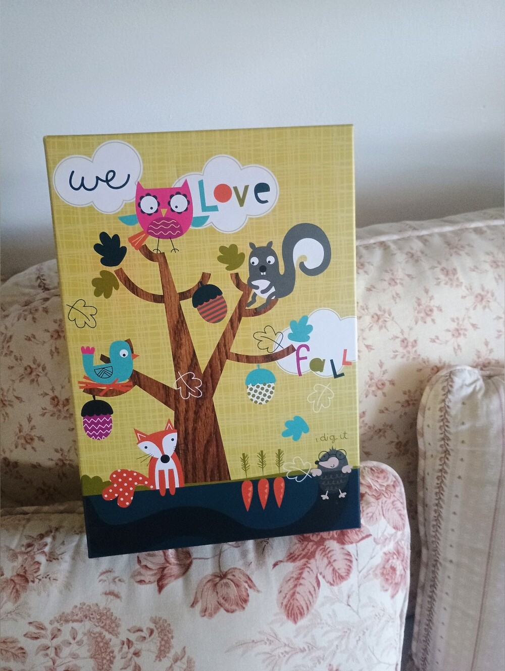 🍂 Fall Forest Animals Storage Box - Picture 2 of 4